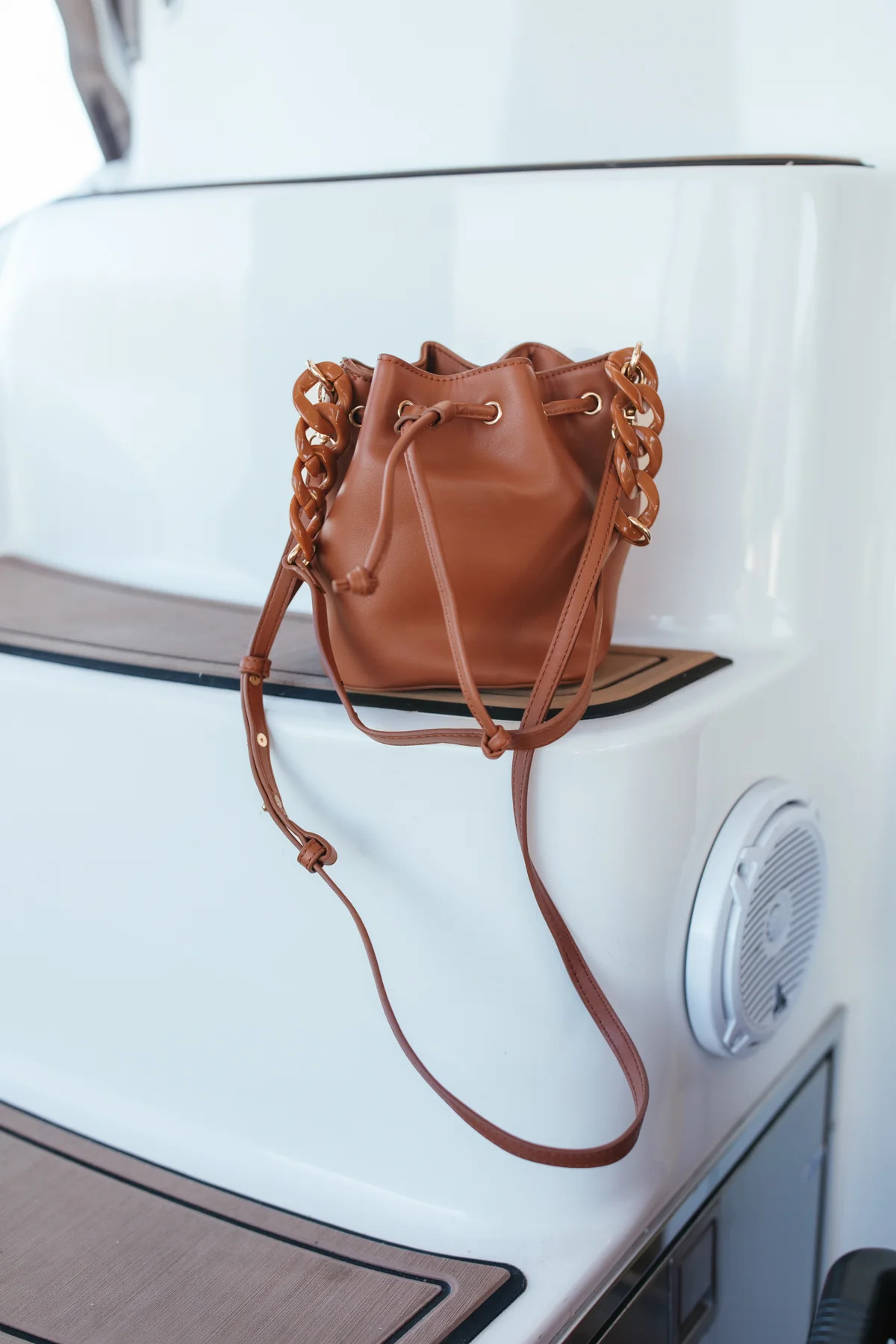 Becca Cognac Bucket Bag | The Post