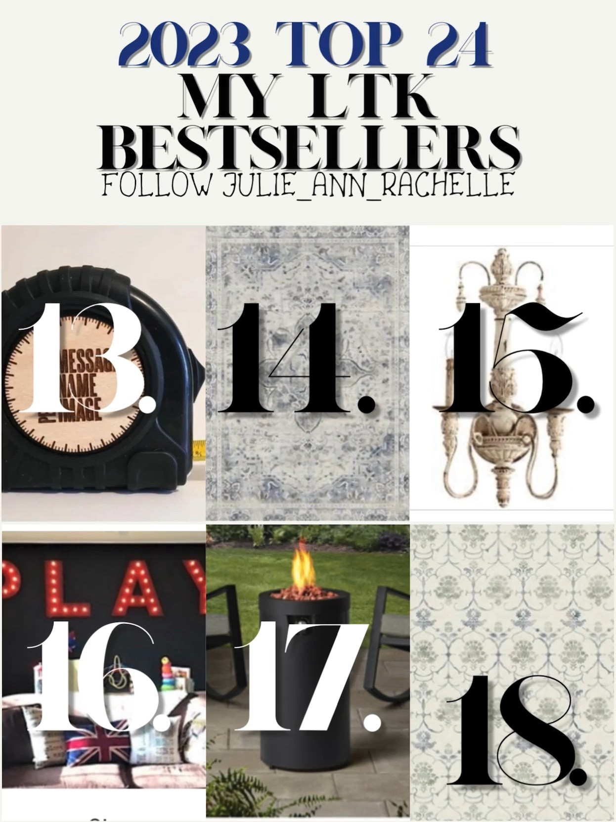 LOOK INTO MY BESTSELLERS COLLECTION

Follow @julie_ann_rachelle
Visit julieannrachelle.com
Search #julieannrachelle 
Thanks for your support!

#LTKMostLoved

.
#ltk #ltkunder50 #ltkstyletip #ltkunder100 #ltksalealert #ltkhome #ltkshoecrush #ltkfashion #ltkfamily #ltkbeauty #ltkspring #ltkholidaystyle #ltkitbag #ltkseasonal #ltkcurves #ltkkids #ltktravel #ltkbaby #ltkeurope #ltkfit #ltkbump #ltkswim #ltkunder25 #ltkworkwear #ltkholiday #ltkholidaywishlist #ltkblogger #ltkfind #julieannrachelle


#LTKover40 #LTKVideo #LTKSeasonal