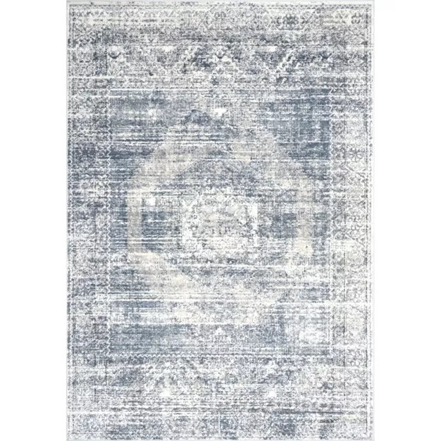 nuLOOM Jayla Barbed Iris Medallion Area Rug | Target