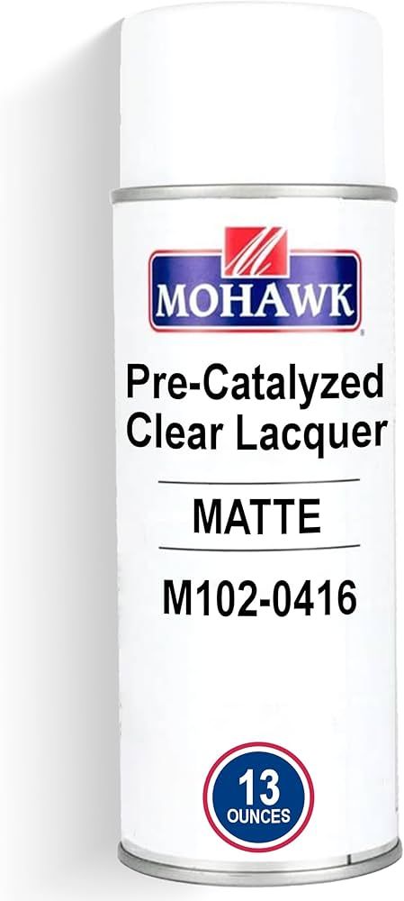 Pre-Catalyzed Clear Lacquer, Matte Finish, M102-0416, 13 oz | Amazon (US)