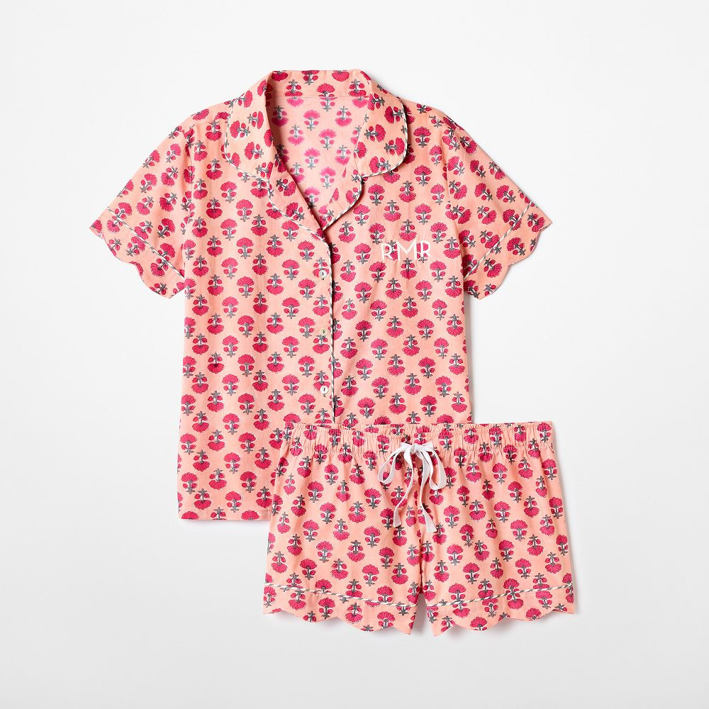 Block Print Short Pajama Set | Mark and Graham