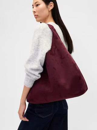 Vegan Suede Slouchy Tote Bag | Gap (US)