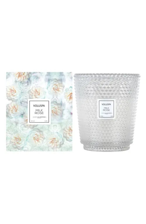 Voluspa Milk Rose Hearth 5-Wick Glass Candle at Nordstrom | Nordstrom