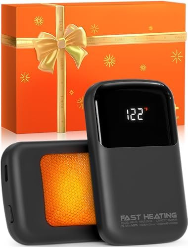 AI Hand Warmers Rechargeable 2 Pack, Real-Time Temp & Battery Display, Electric Hand Warmers, Fas... | Amazon (US)