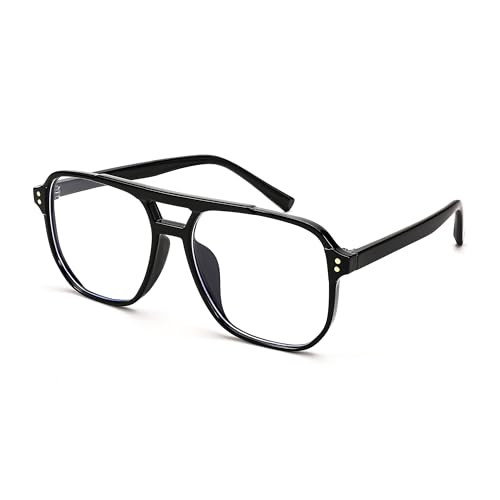 FEISEDY Blue Light Glasses for Women Men Oversized Pilot Lightweight B2866 | Amazon (US)