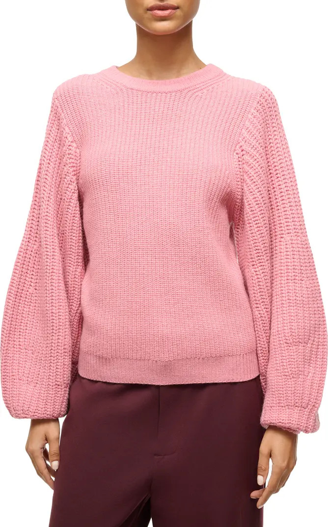 STAUD Aura Bishop Sleeve Wool Blend Sweater | Nordstromrack | Nordstrom Rack