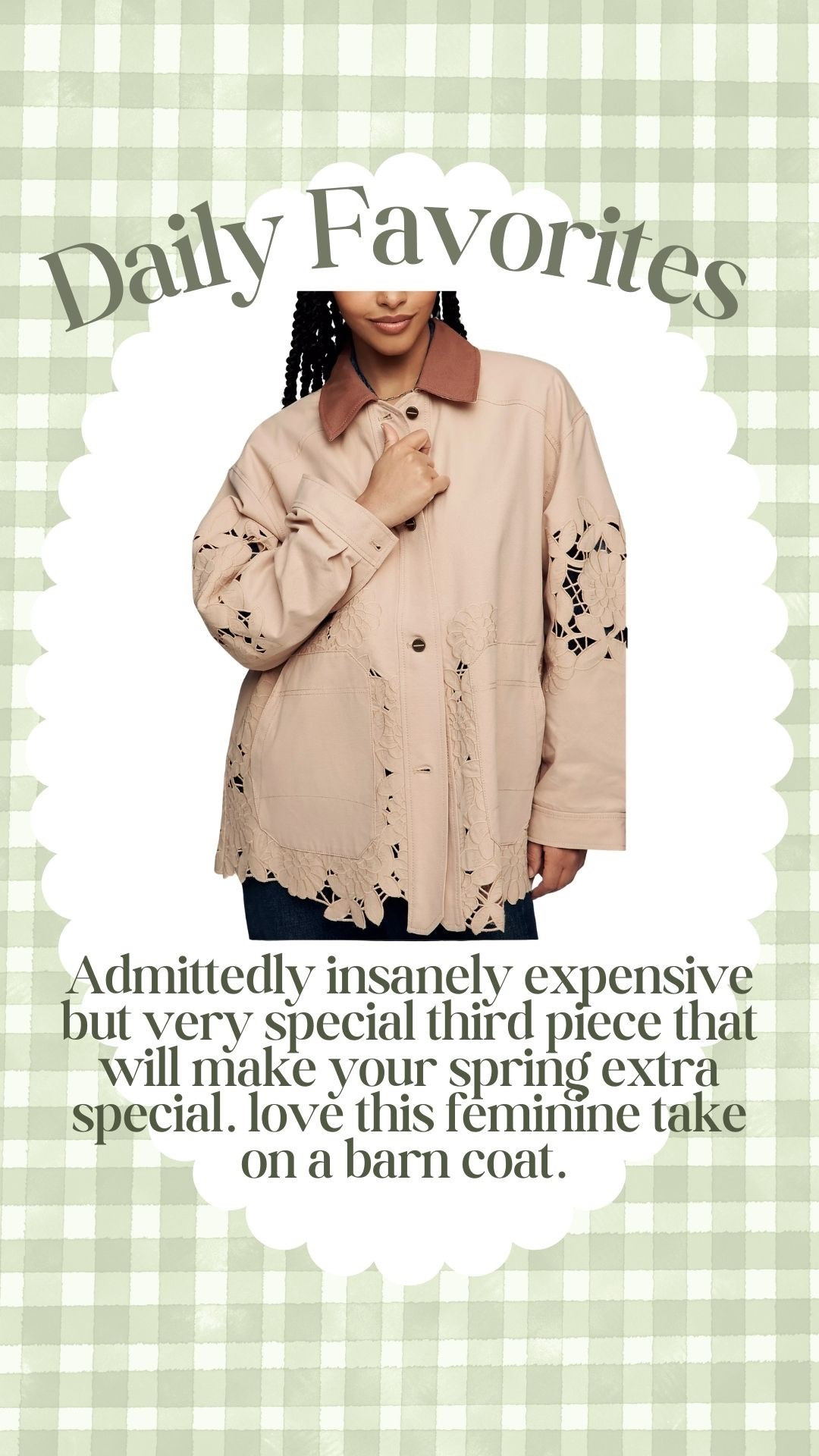 Anthropologie barn coat 