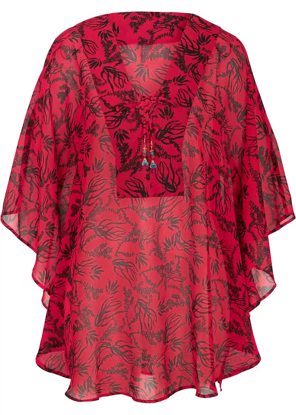Strandtunika aus leichtem Chiffon | Bonprix DE
