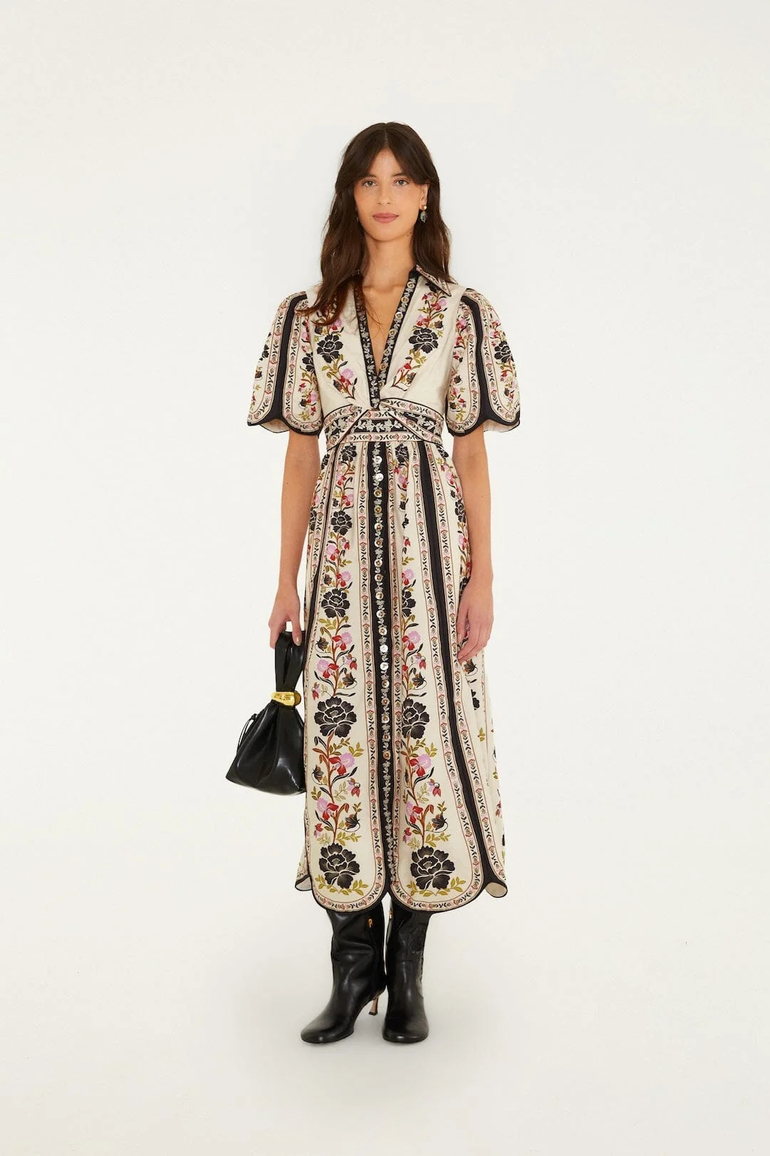 Delicate Floral Midi Dress | FARM Rio | FarmRio (US)