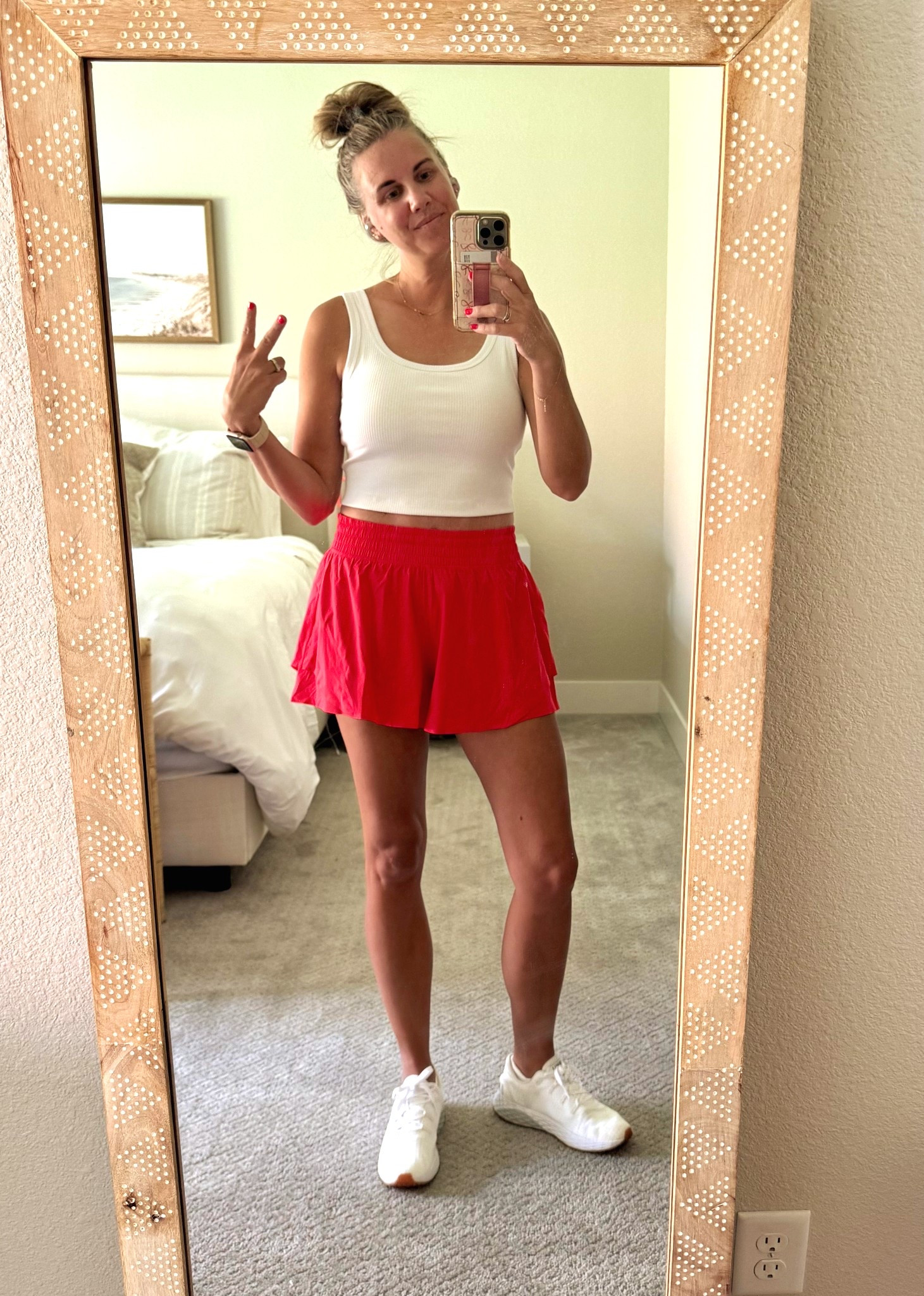 My go to summer tank, fav shorts on repeat and the best everyday walking sneakers! 

#LTKFindsUnder50 #LTKActive #LTKSummerEdit