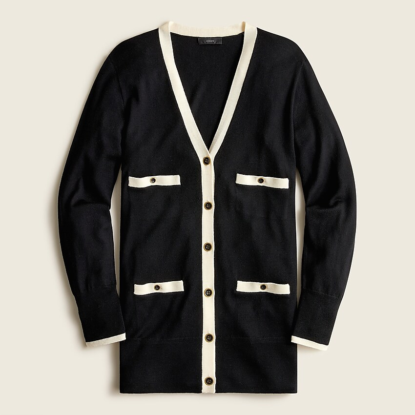 Long merino wool cardigan sweater | J. Crew US