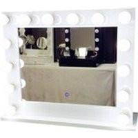 Dimmable Grand Hollywood Lighted Vanity Mirror w/ Dual Outlets | Etsy (US)