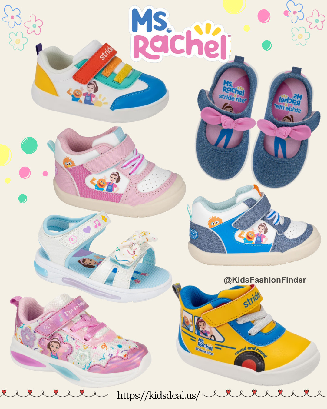 👟🎶 Ms. Rachel x Stride Rite Shoes Are HERE! 💖

The cutest collab for little learners 😍
Featuring adorable Ms. Rachel-inspired details that kids will LOVE 💛

✨ Starting at just $20
✨ Comfy, supportive & made for busy little feet 👣

Perfect for toddlers who can't get enough of Ms. Rachel 🎵🙌

#MsRachel #StrideRite #ToddlerShoes #KidsShoes #MomFinds #ToddlerStyle #KidsFashion #CuteKids #SaleAlert

#LTKSaleAlert #LTKBaby #LTKKids