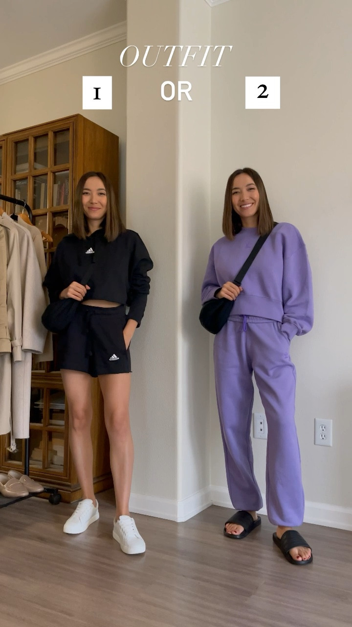 Athleisure outfit 1 or 2? Wearing  @adidas 

Love these matching sweat sets! Sweatshirts xs 
Bottoms xs 

#LTKfit #LTKstyletip #LTKunder100