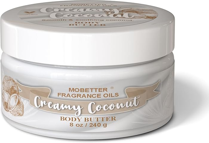 MOBETTER FRAGRANCE OILS Creamy Coconut 8 Oz Body Butter for Unisex | Amazon (US)