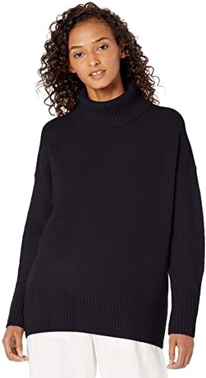 Amazon Brand - Daily Ritual Women's Oversized Cozy Boucle Turtleneck Sweater | Amazon (US)