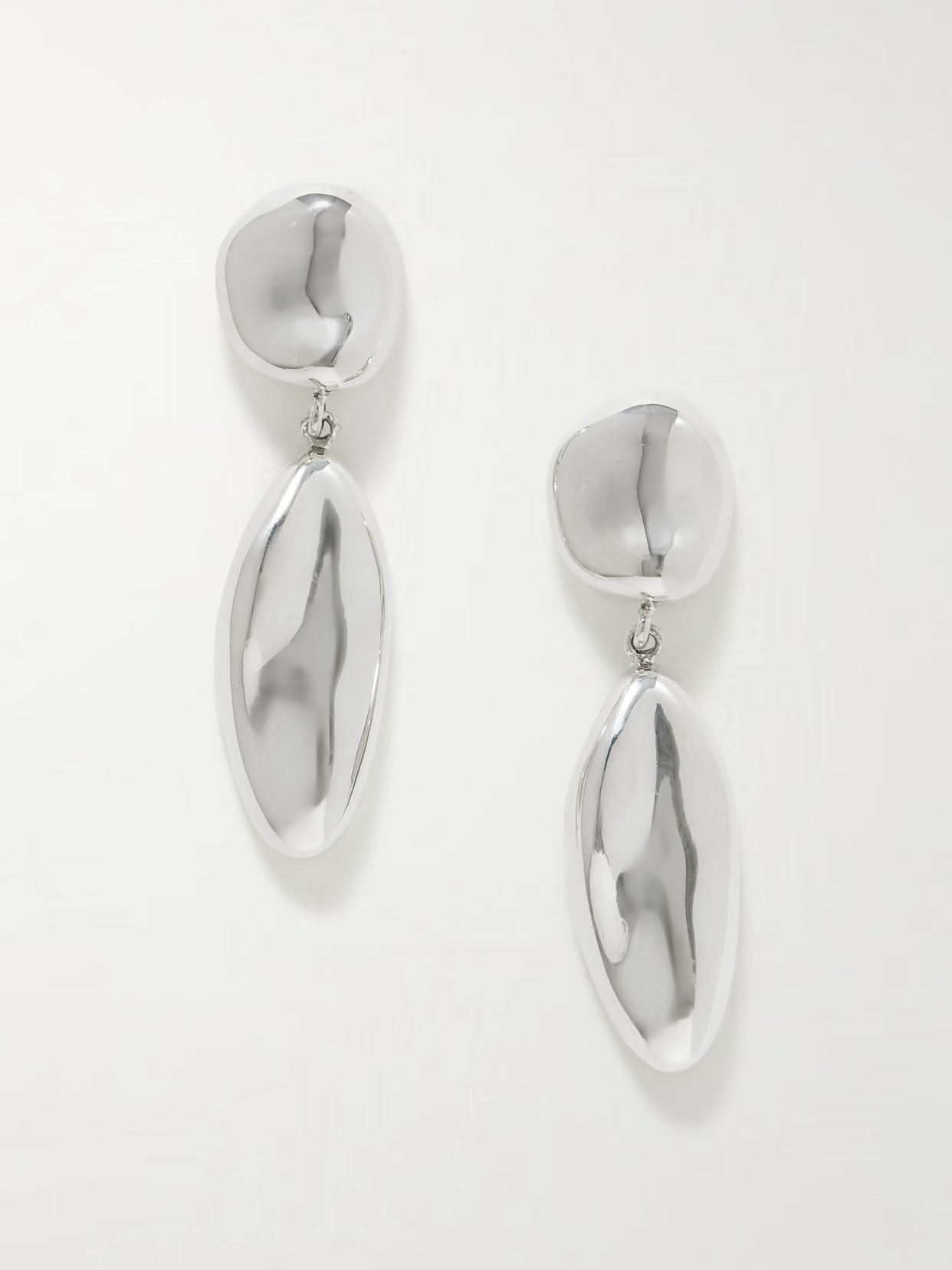 AGMES - Short Patrice Recycled Sterling Silver Earrings - One size | NET-A-PORTER (US)