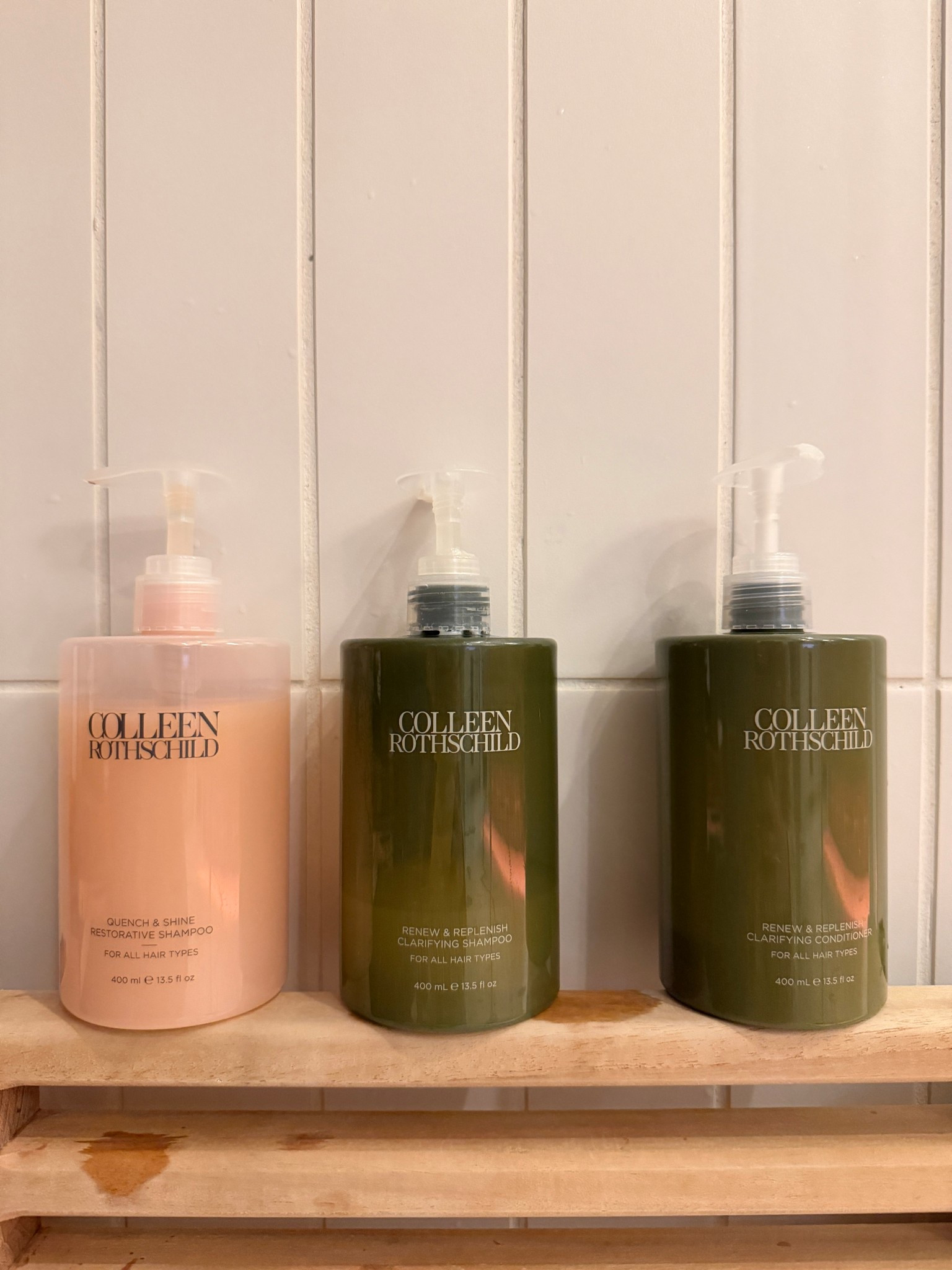 Campbell and I loveeee @Colleen Rothschild hair care!  