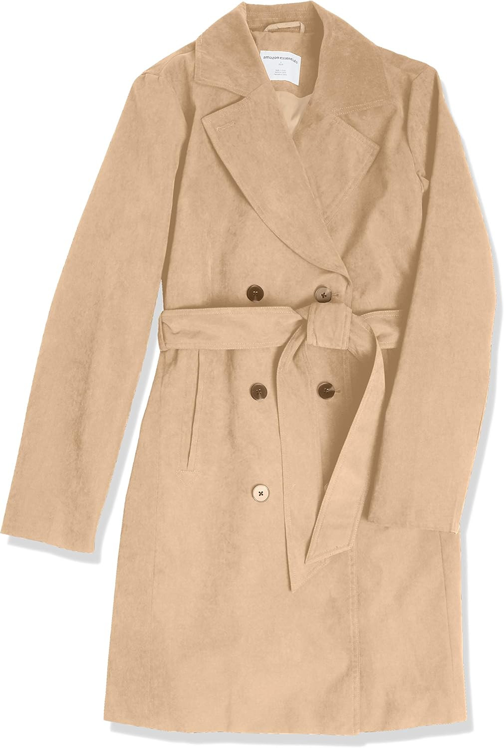 Amazon Essentials Women's Relaxed-Fit Water-Resistant Trench Coat | Amazon (US)