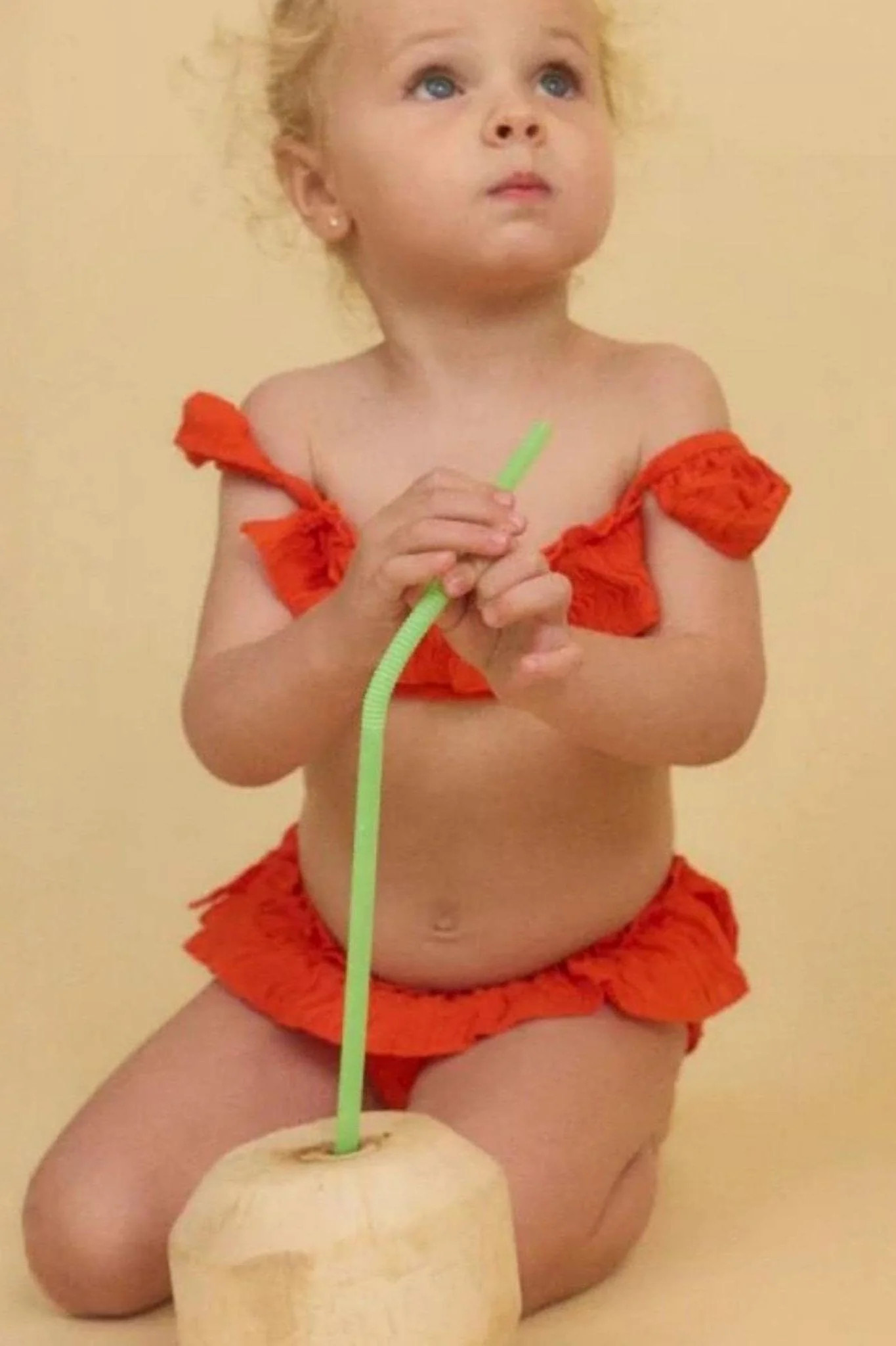 Tangerine Mini Cabana Bikini Set | Montce