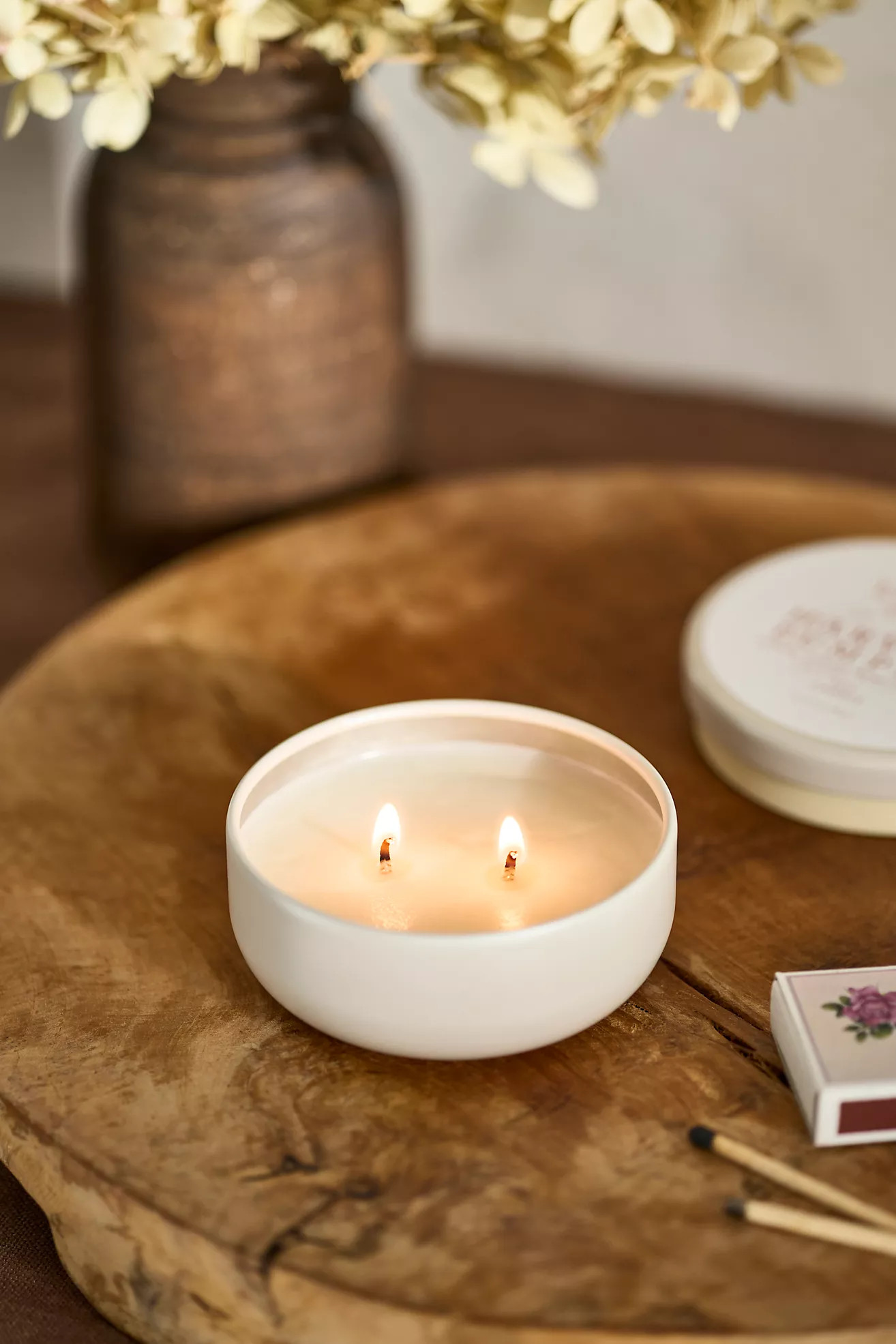 Linnea Petite Tin Candle, Harvest Pumpkin | Terrain