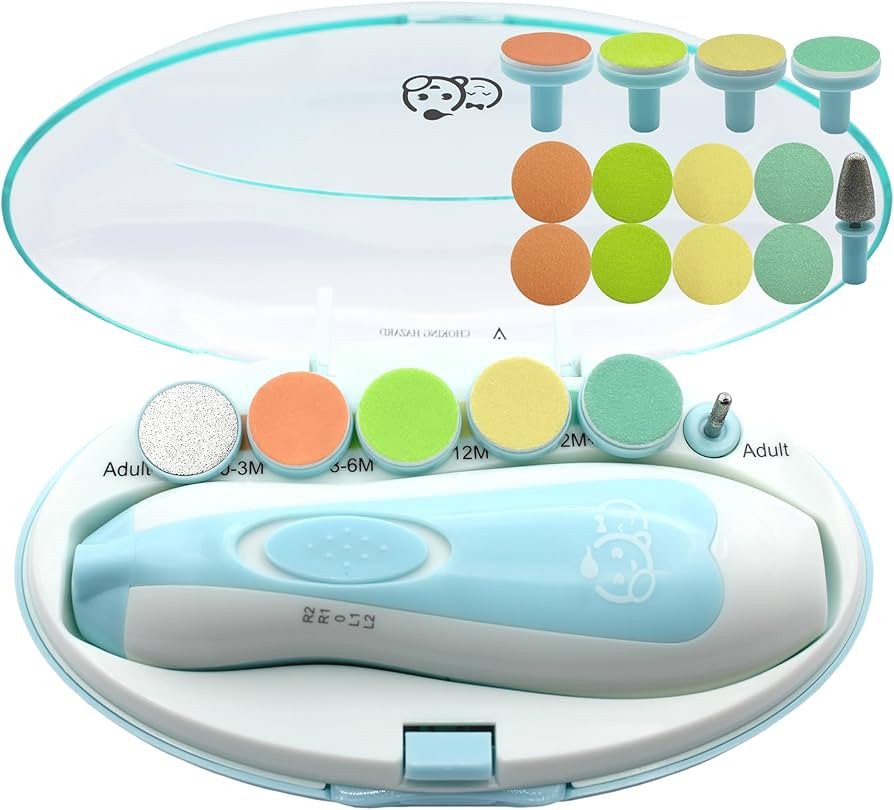 Baby Nail Clippers 20 in 1 by Royal Angels Baby | Safe Electric Baby Nail Trimmer, Baby Nail File... | Amazon (US)