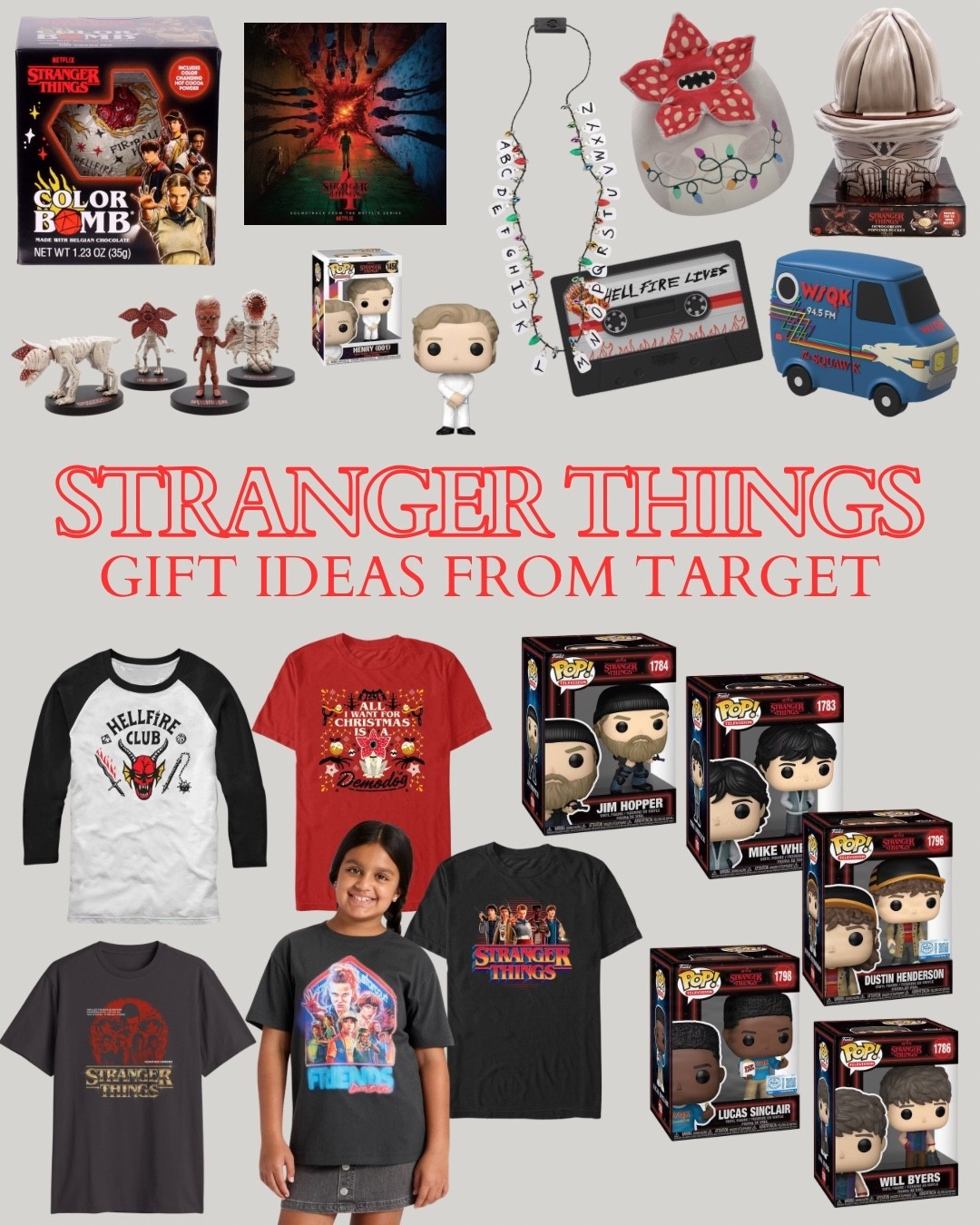 Stranger Things fans will obsess over these Target picks. Rounded up the cutest gifts for teens, tweens, + mega-fans. Shop it all here! 

#giftideas #teengifts #strangerthings 

#LTKGiftGuide #LTKFindsUnder50 #LTKHoliday