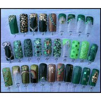 Designer Saint Patrick's Day Artificial Nail Art | Etsy (US)