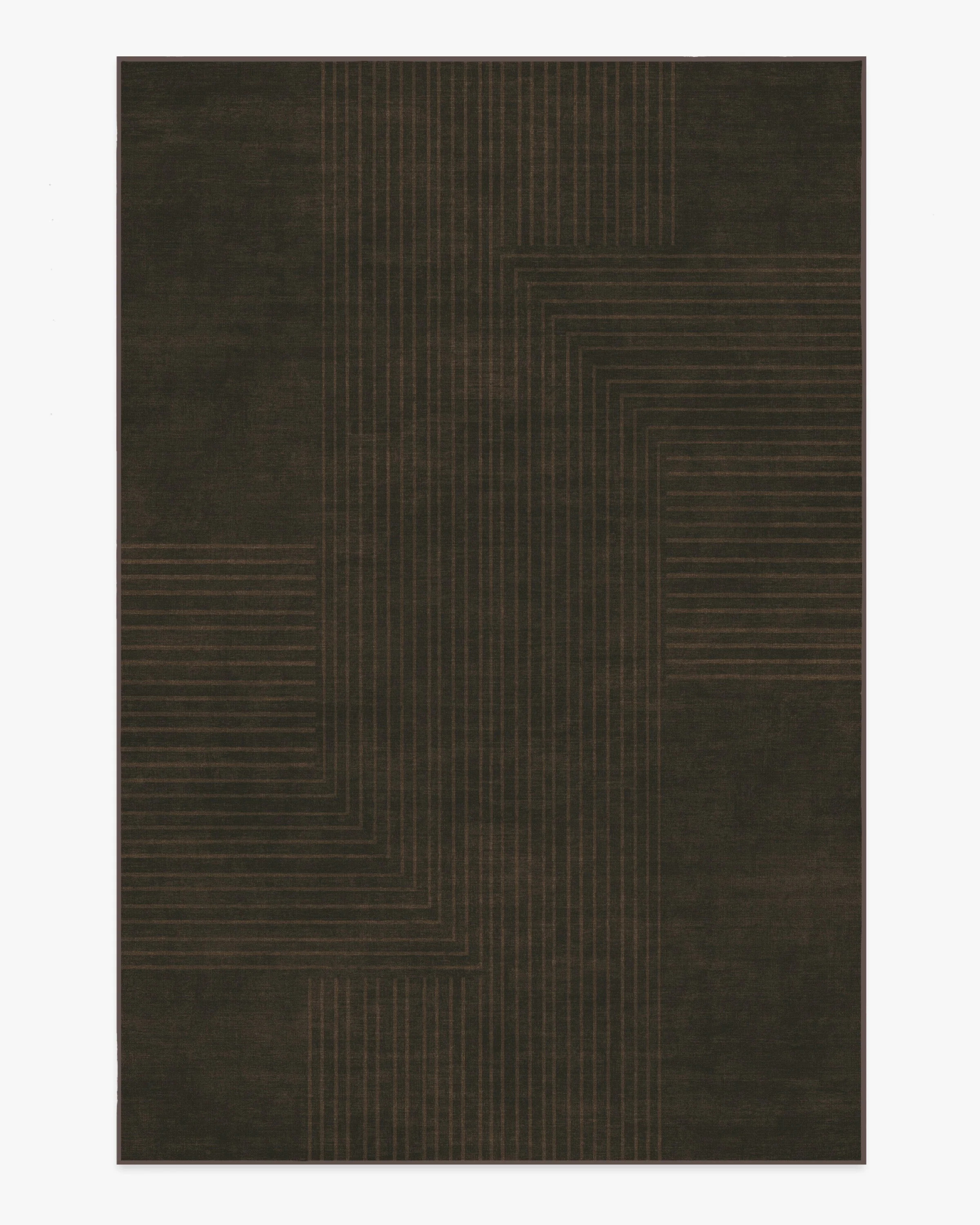 The Hiltons Bel Air Dark Chocolate Tufted Rug | Ruggable | Ruggable