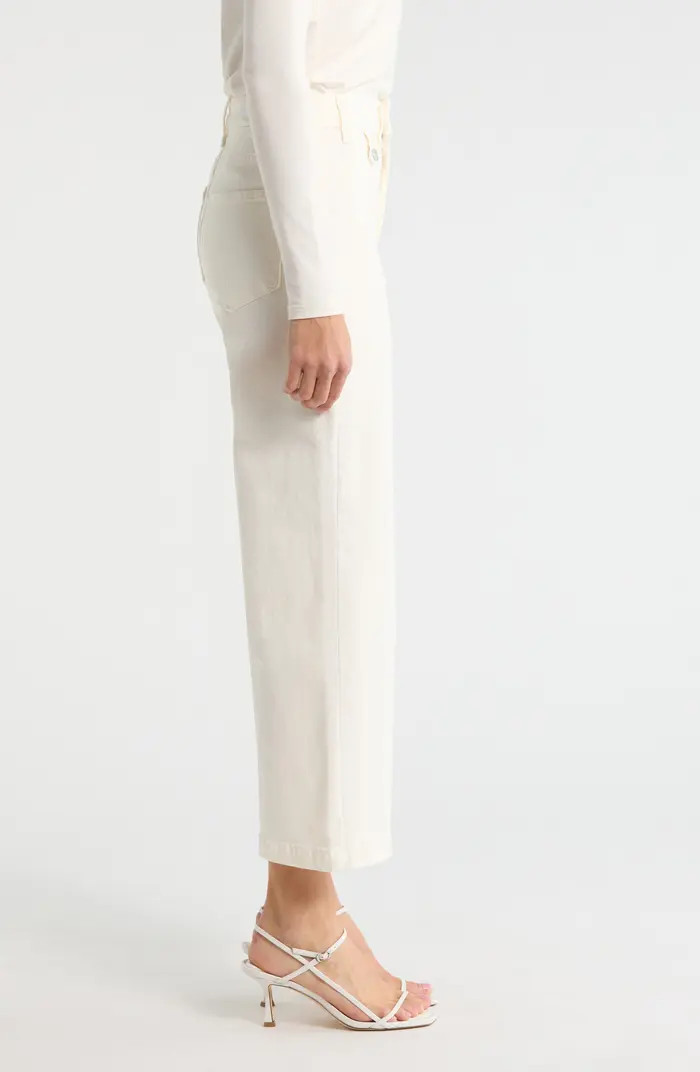 Anessa High Waist Ankle Wide Leg Jeans | Nordstrom