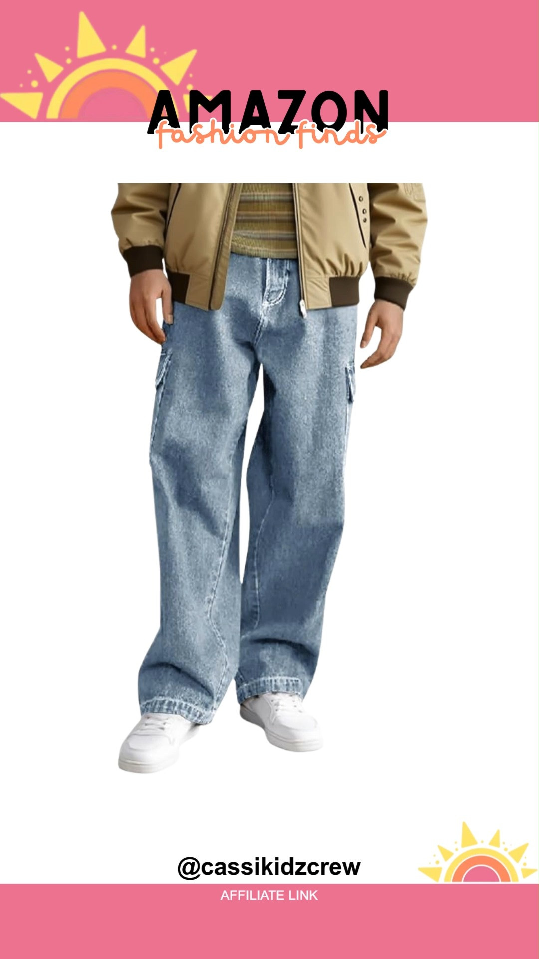 Cool comfort meets laid‑back style in these Boys Cargo Baggy Pants, featuring wide legs, elastic waist, and roomy pockets that make everyday outfits practical while keeping the vibe effortlessly trendy. 👖🧢🌟  

#BoysClothes #CargoPants #BaggyJeans #WideLegPants #KidsFashion #DenimStyle #CasualOutfit #StreetwearKids #ComfortWear #StylishKids 

 #LTKootd #LTKSaleAlert #LTKKids