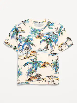 Printed Softest Short-Sleeve T-Shirt for Boys | Old Navy (US)