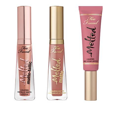Too Faced Melted Liquid Lipstick Trio | HSN
