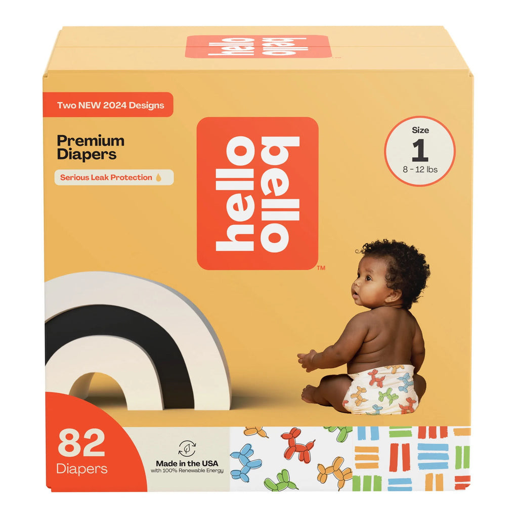 Hello Bello 82ct Premium Baby Diapers - Infant Size 1 | REBEL (formerly Rebelstork)