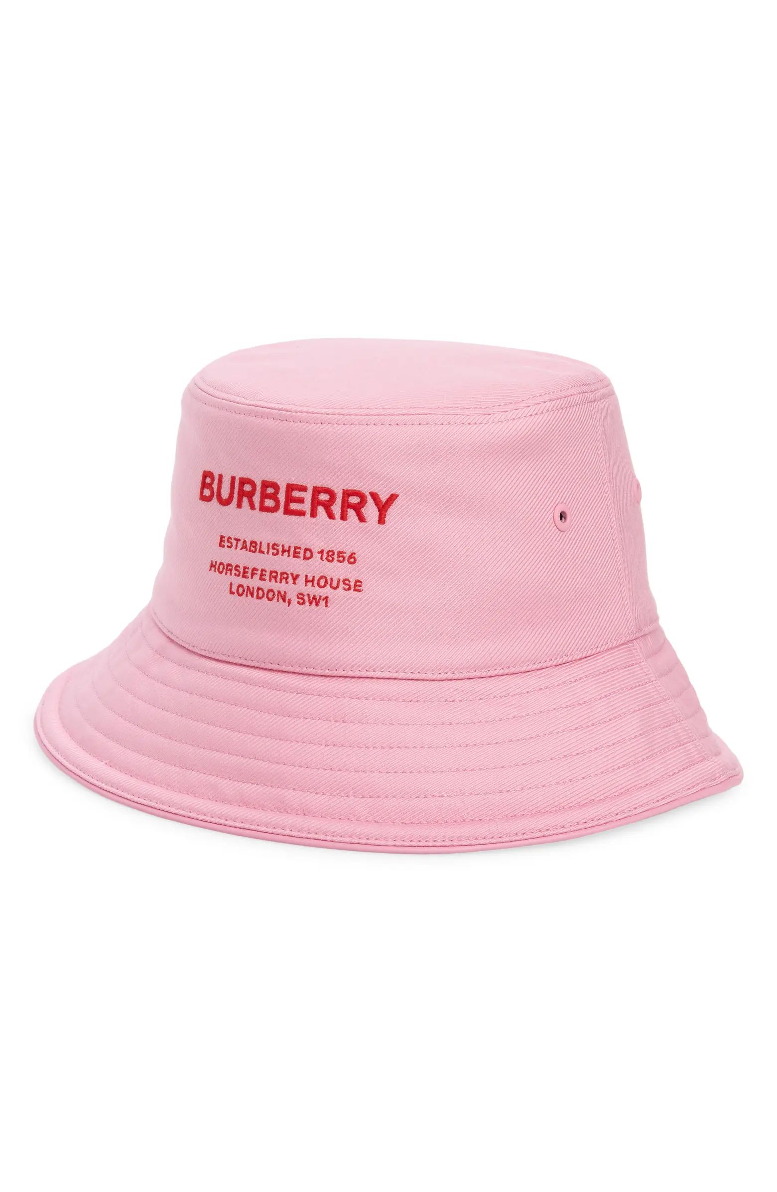 Burberry Horseferry Logo Cotton Twill Bucket Hat | Nordstrom | Nordstrom