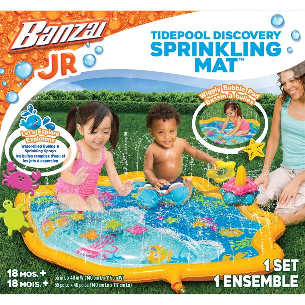 Banzai Jr. Tidepool Discovery Sprinkling Mat, 18 Months & Up | Walmart (US)