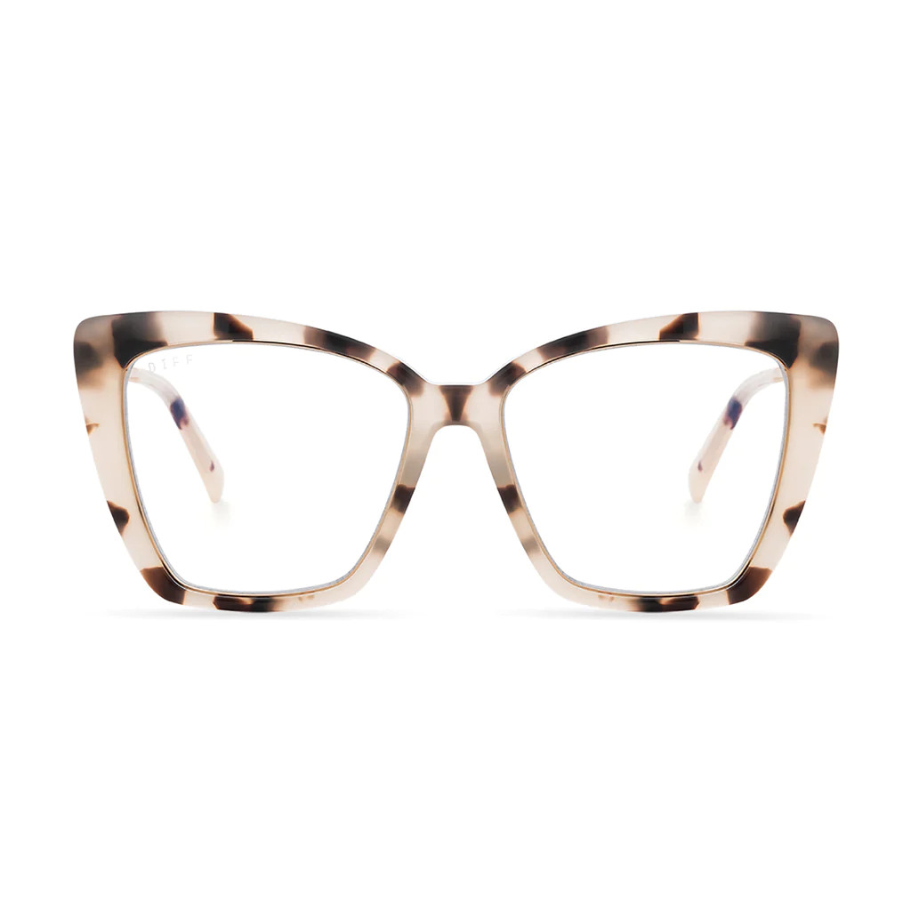 cream tortoise   blue light technology | DIFF Eyewear