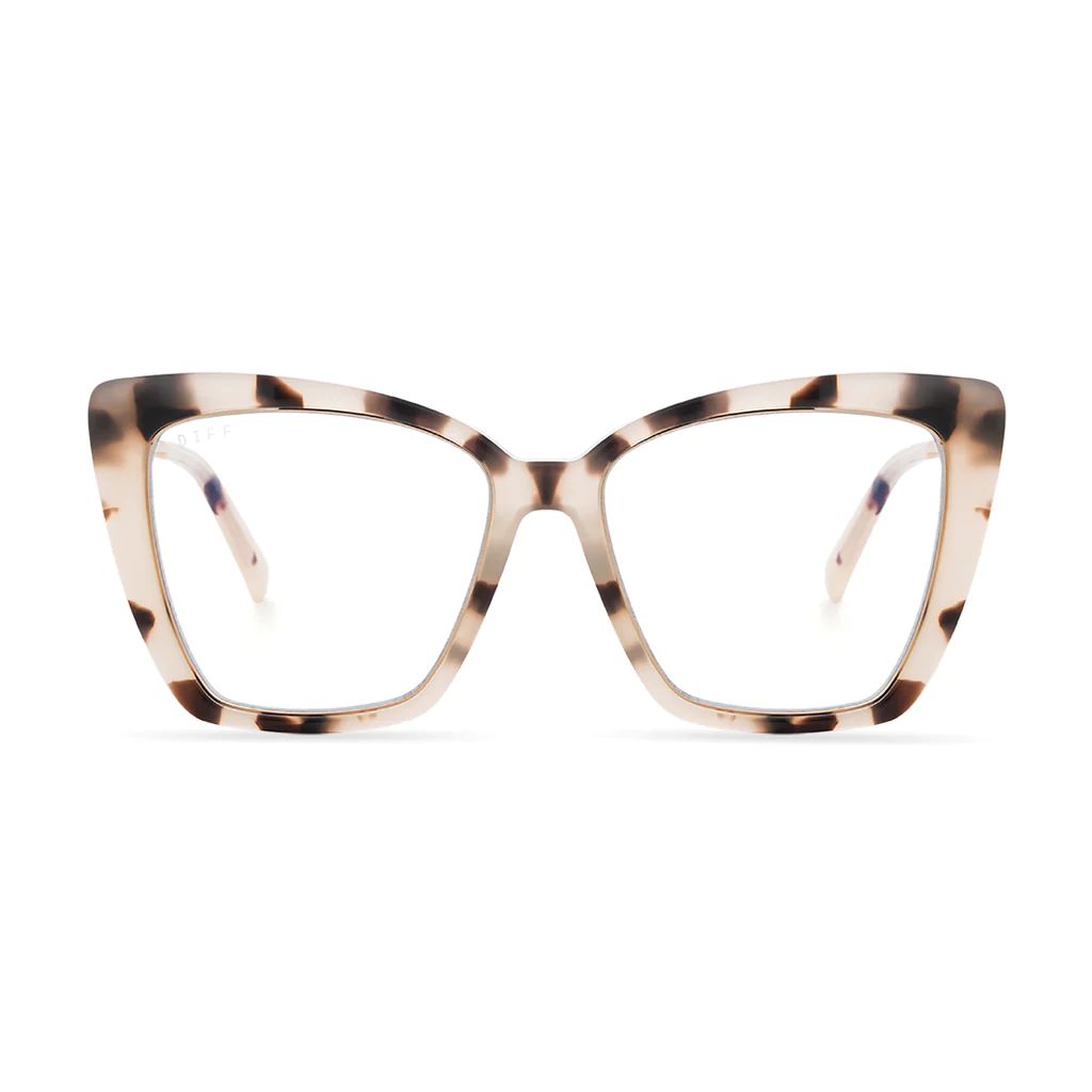 cream tortoise   blue light technology | DIFF Eyewear