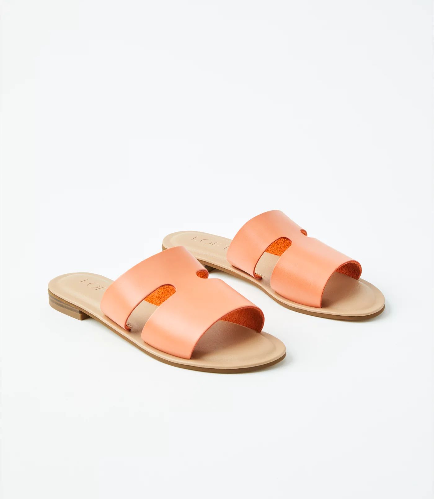 Cutout Slide Sandals | LOFT | LOFT