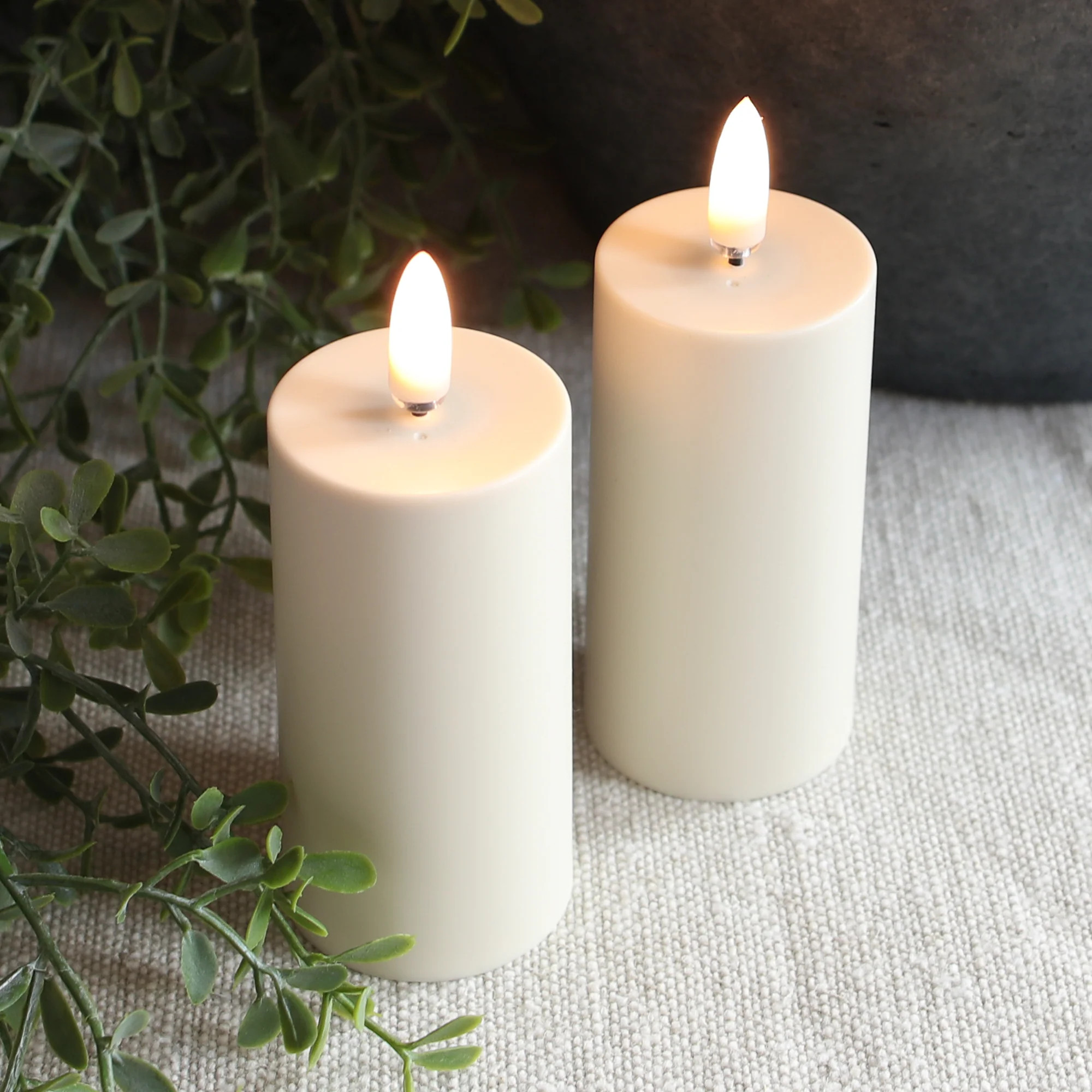 4" tall Flameless Votives-Set of Two | Interior Delights