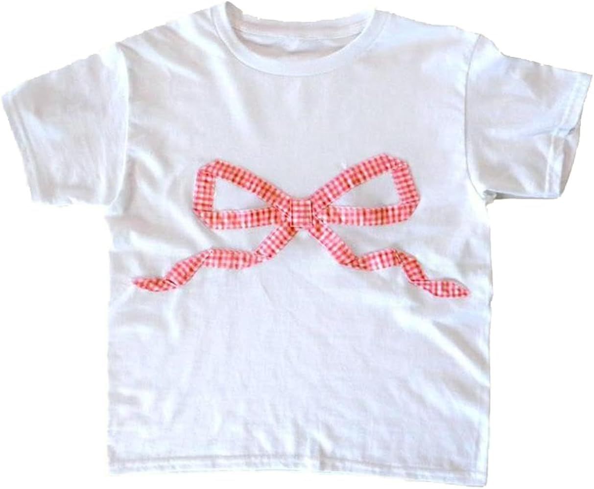 Y2k Baby Tees Women Short Sleeve Crop Tops Teen Girls Bow Fruit Graphic Print T Shirts Vintage Ae... | Amazon (US)