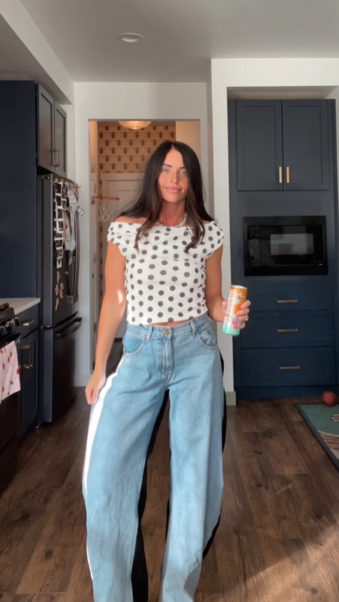 Wearing small in top and XS in bottoms !!