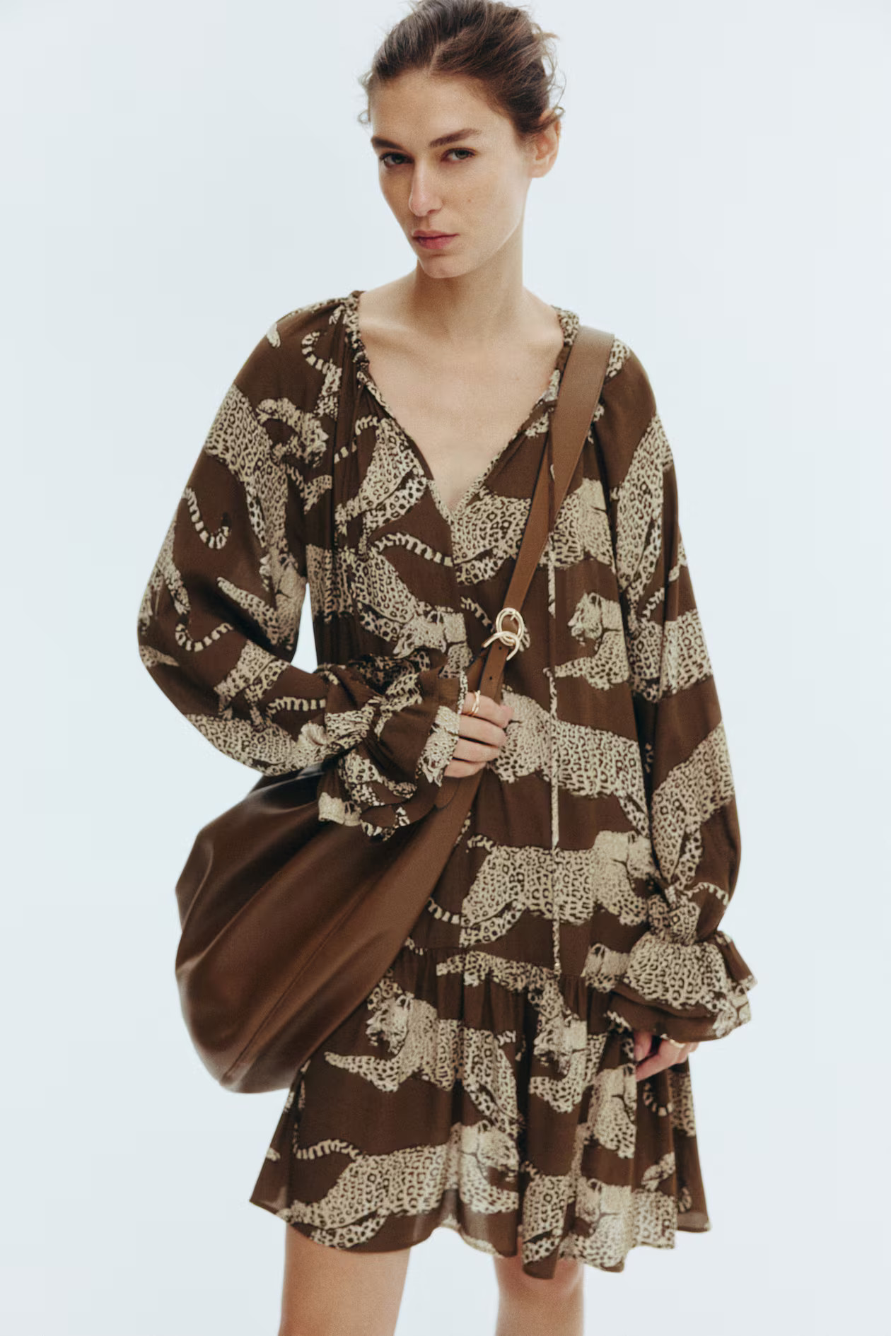 Ruffle-Sleeved Dress | H&M (US + CA)