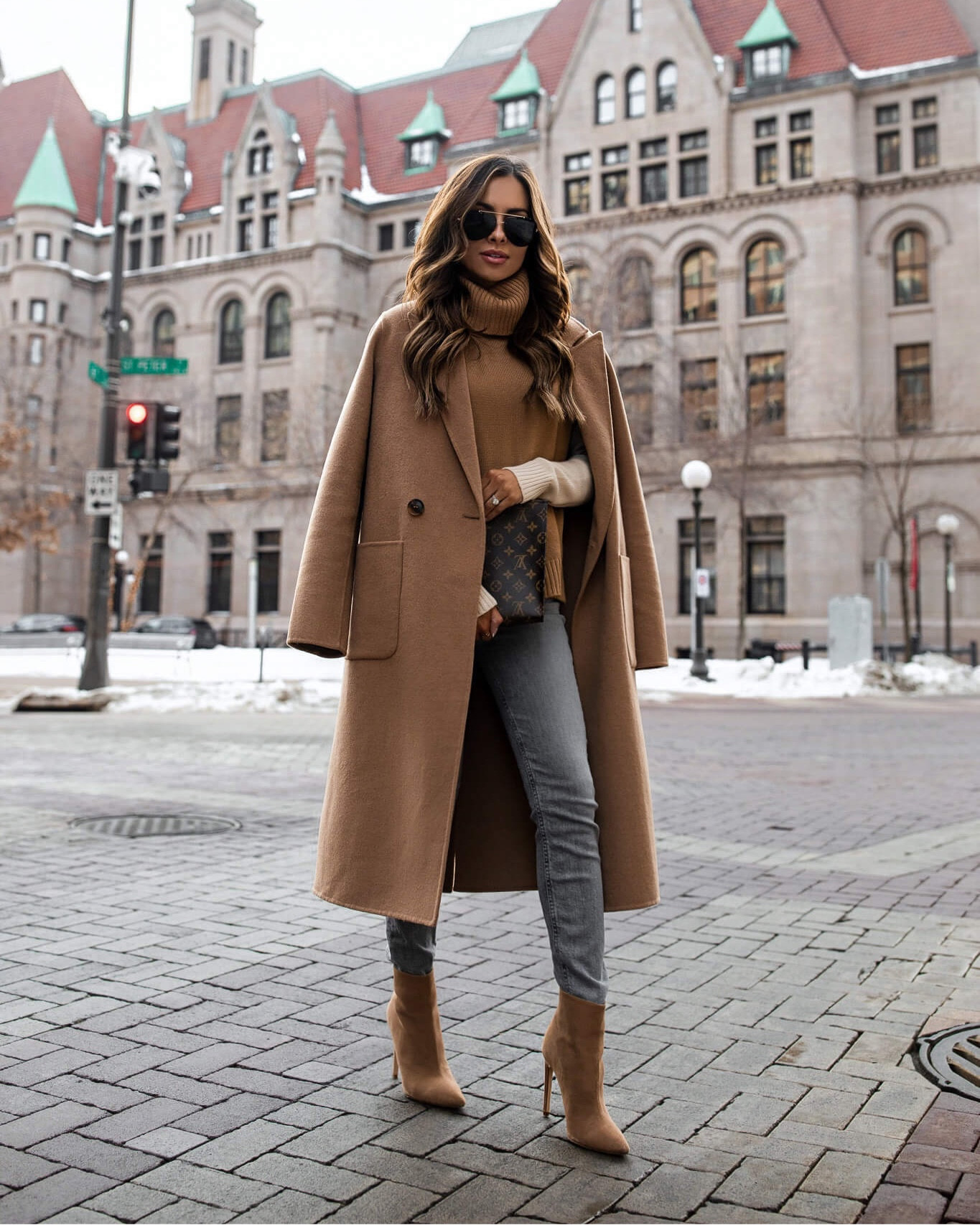 Revolve anniversary sale - save 20% off color block sweater 
Similar tan suede boots on sale 

#LTKShoeCrush #LTKSeasonal #LTKSaleAlert