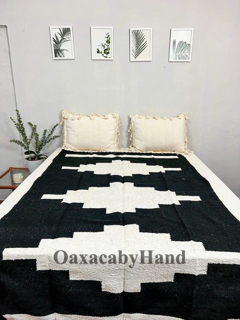 Mexican Blanket - Premium Blanket - Baja Blanket - Mexico Fabric - Yoga blanket - Bohemian Blanke... | Etsy (US)