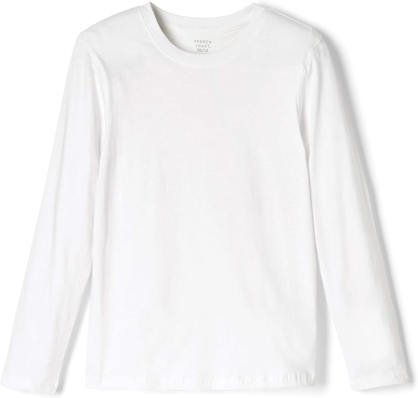 French Toast Boys' Long Sleeve Crewneck Tee T-Shirt | Amazon (US)