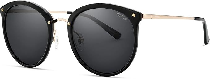 BETTA Sunglasses for Women Polarized Women's Sunglasses Round Trendy UV Protection BT2003 | Amazon (US)