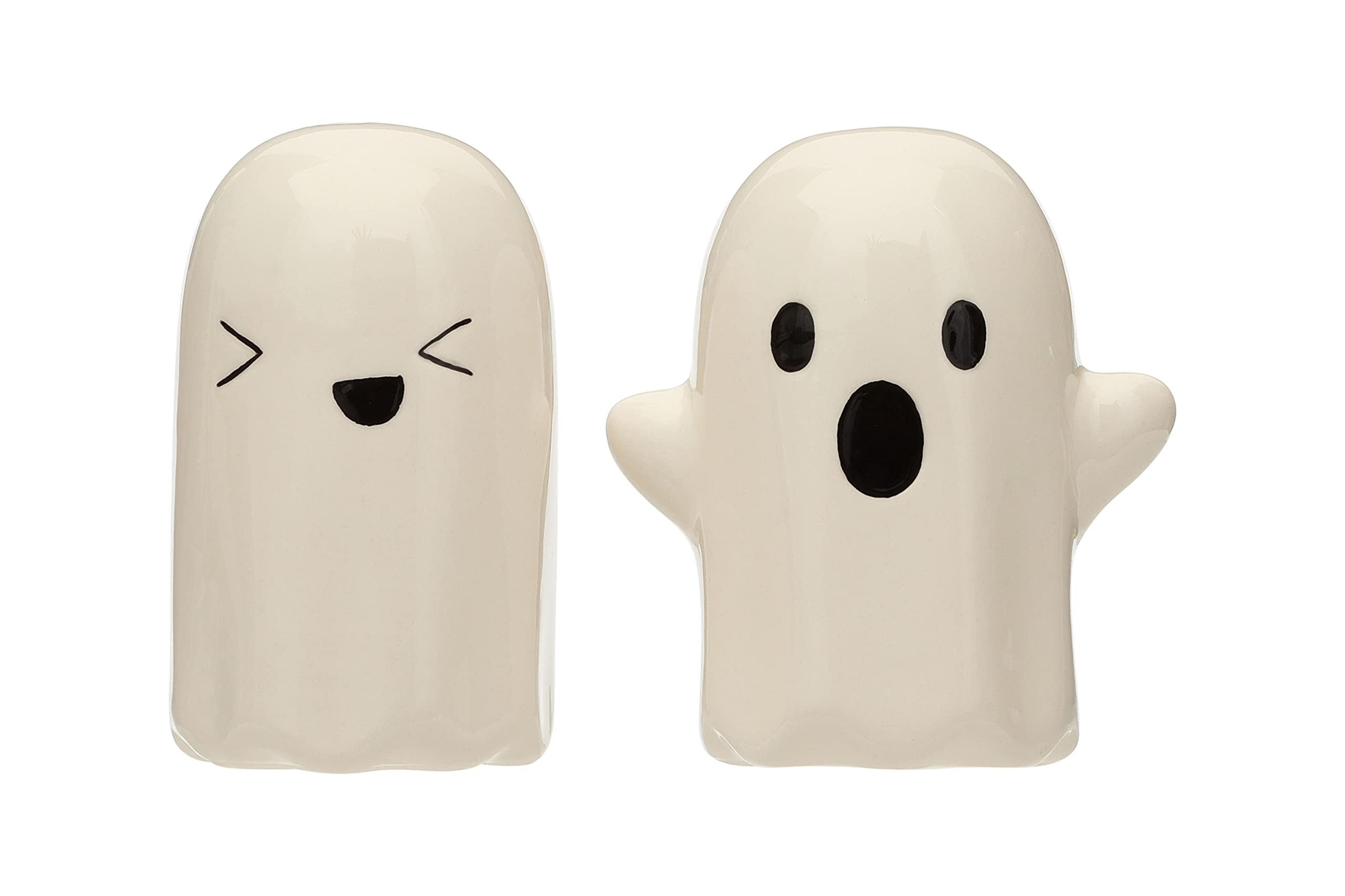 Pearhead Ceramic Ghosts Salt & Pepper Shakers, Halloween Accessory For The Home and Kitchen, Must... | Amazon (US)