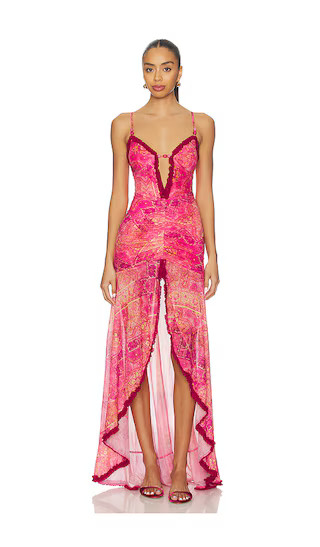 Kiata Maxi Dress in Gaia Pink | Revolve Clothing (Global)