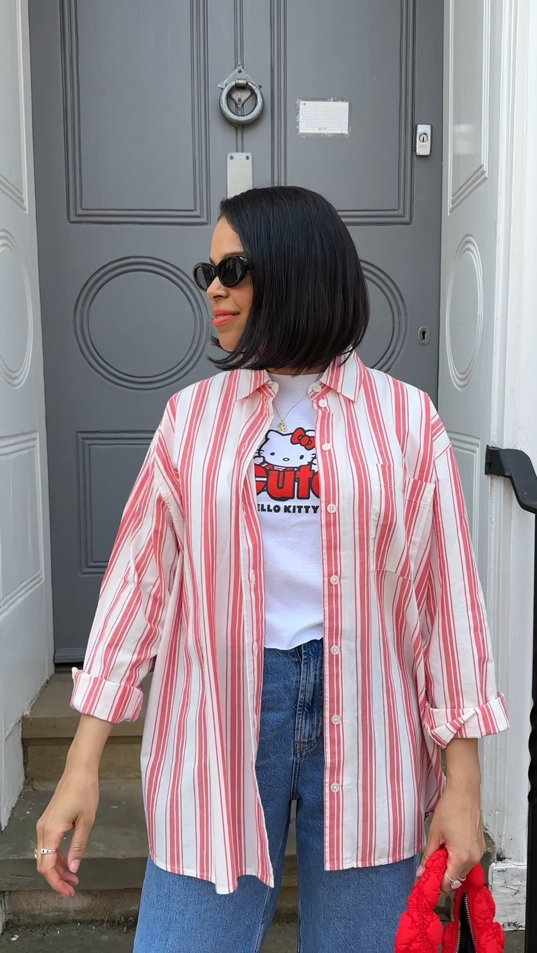 Asos red stripe shirt outfit 1 links❣️

#LTKsummer #LTKstyletip